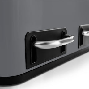 Mülleimer Felix aus Edelstahl | Trennsystem | Mit Schließdämpfer