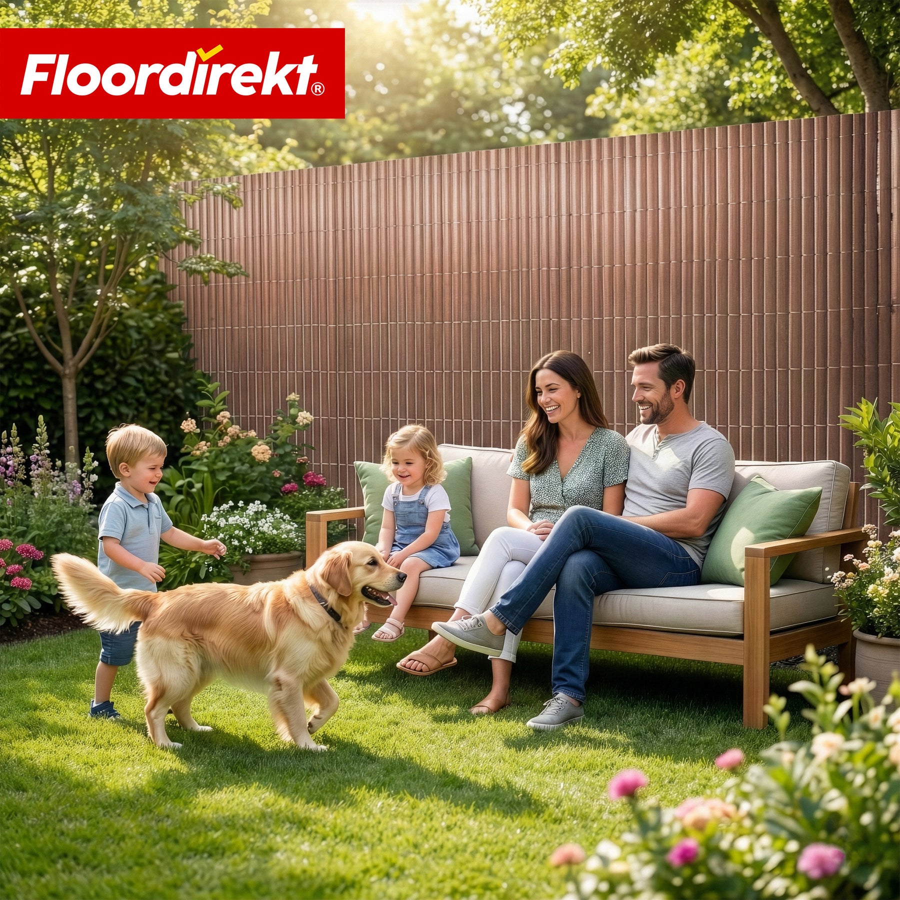 PVC Sichtschutzzaun | Wetterfest & UV-beständig | Balkon- & Garten Sichtschutz | 4 Farben | Verschiedene Größen