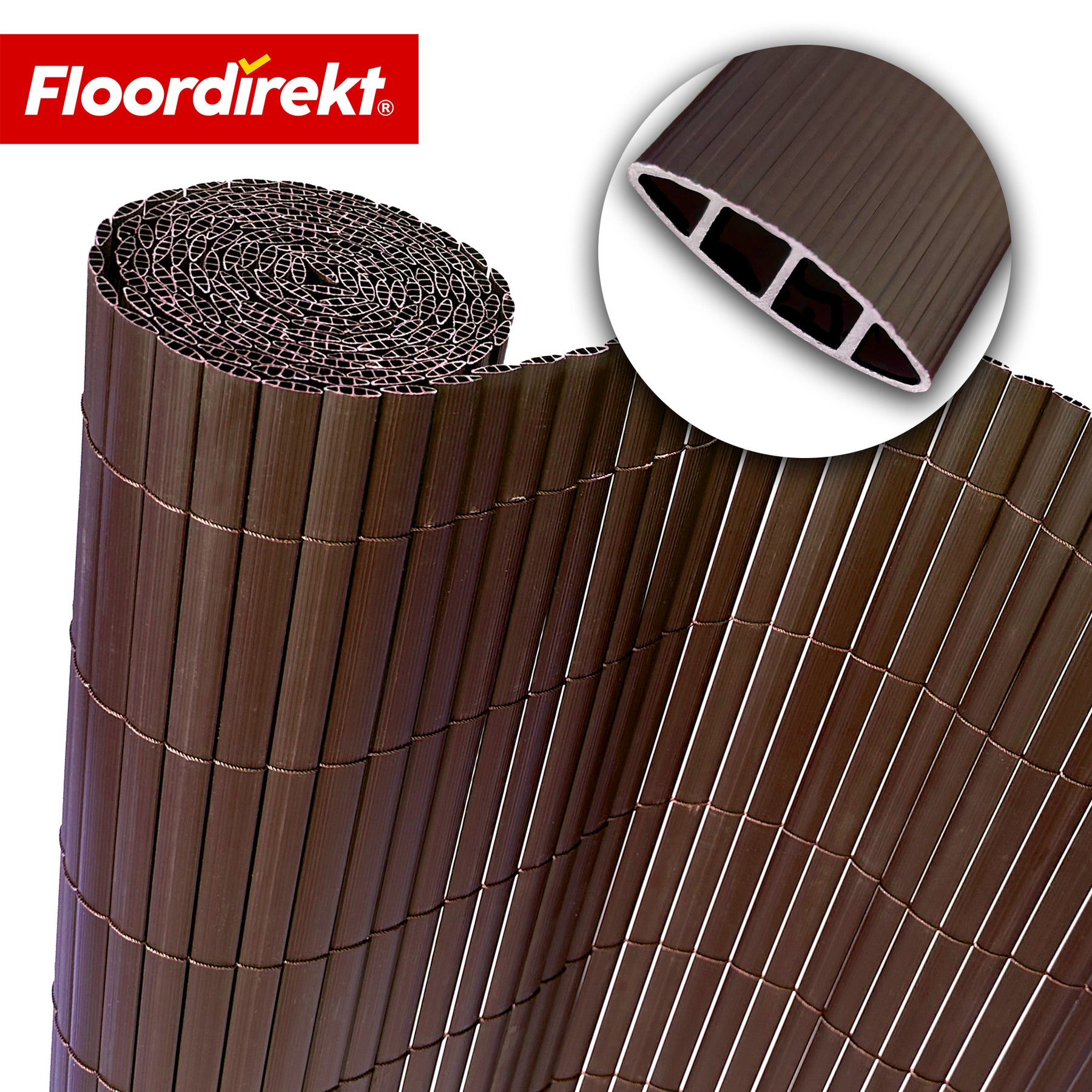 PVC Sichtschutzzaun | Wetterfest & UV-beständig | Balkon- & Garten Sichtschutz | 4 Farben | Verschiedene Größen