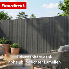 PVC Sichtschutzzaun | Wetterfest & UV-beständig | Balkon- & Garten Sichtschutz | 4 Farben | Verschiedene Größen