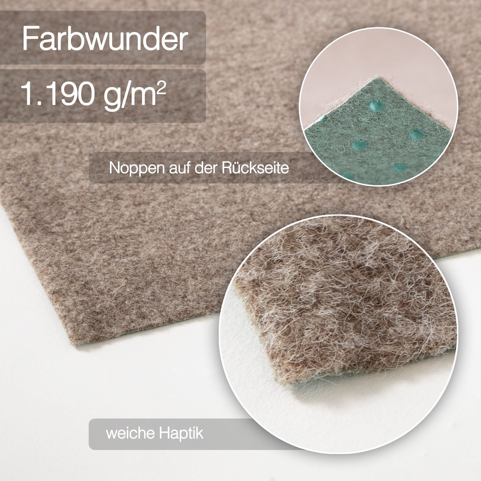 ✂ Rasenteppich Farbwunder Pro | Beige