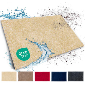 Schmutzfangmatte | Nasa | Weiche und wasserabsorbierende Fußmatte aus Polyester mit rutschfester Unterseite | Verschiedene Farben & Größen