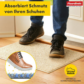 Schmutzfangmatte | Nasa | Weiche und wasserabsorbierende Fußmatte aus Polyester mit rutschfester Unterseite | Verschiedene Farben & Größen