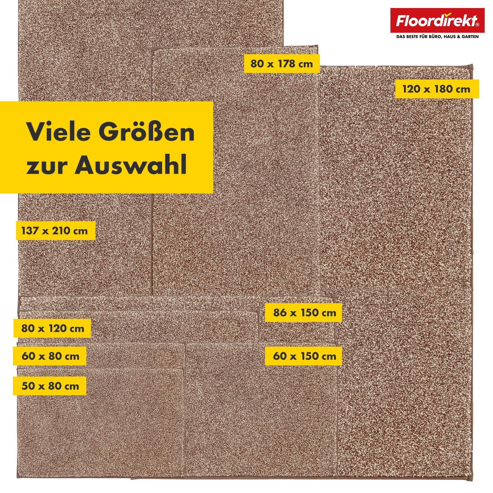 Schmutzfangmatte | Nasa | Weiche und wasserabsorbierende Fußmatte aus Polyester mit rutschfester Unterseite | Verschiedene Farben & Größen
