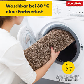 Schmutzfangmatte | Nasa | Weiche und wasserabsorbierende Fußmatte aus Polyester mit rutschfester Unterseite | Verschiedene Farben & Größen