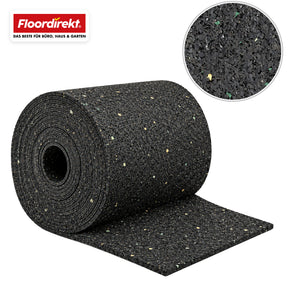 Terrassenpad auf Rolle | Bautenschutz aus Gummigranulat | 8 cm breit & 5 mm stark | 5–30 m