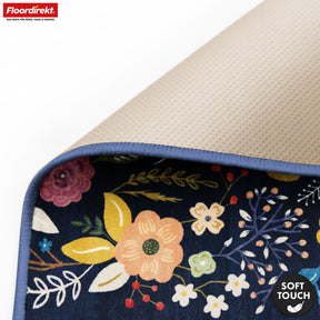 Wohnteppich | Damaskus | Moderner Teppich mit floralem Design | Rutschfest, strapazierfähig & pflegeleicht | In verschiedenen Größen