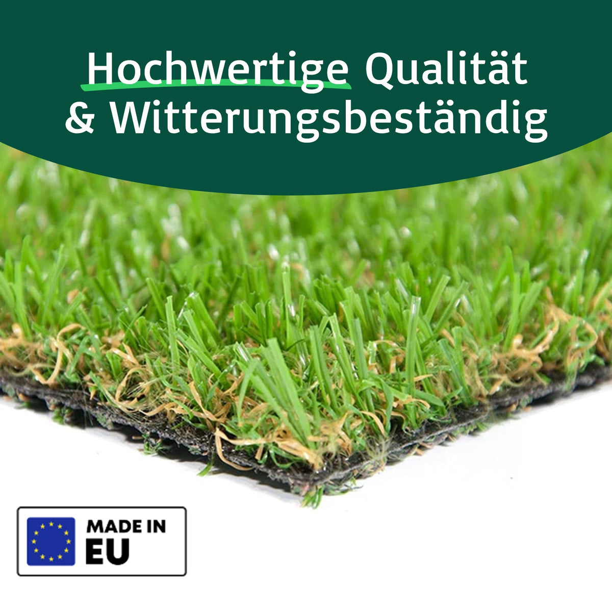 ✂ Kunstrasen Cambridge | Höhe: 25 mm | Gewicht: 1500 g/m²