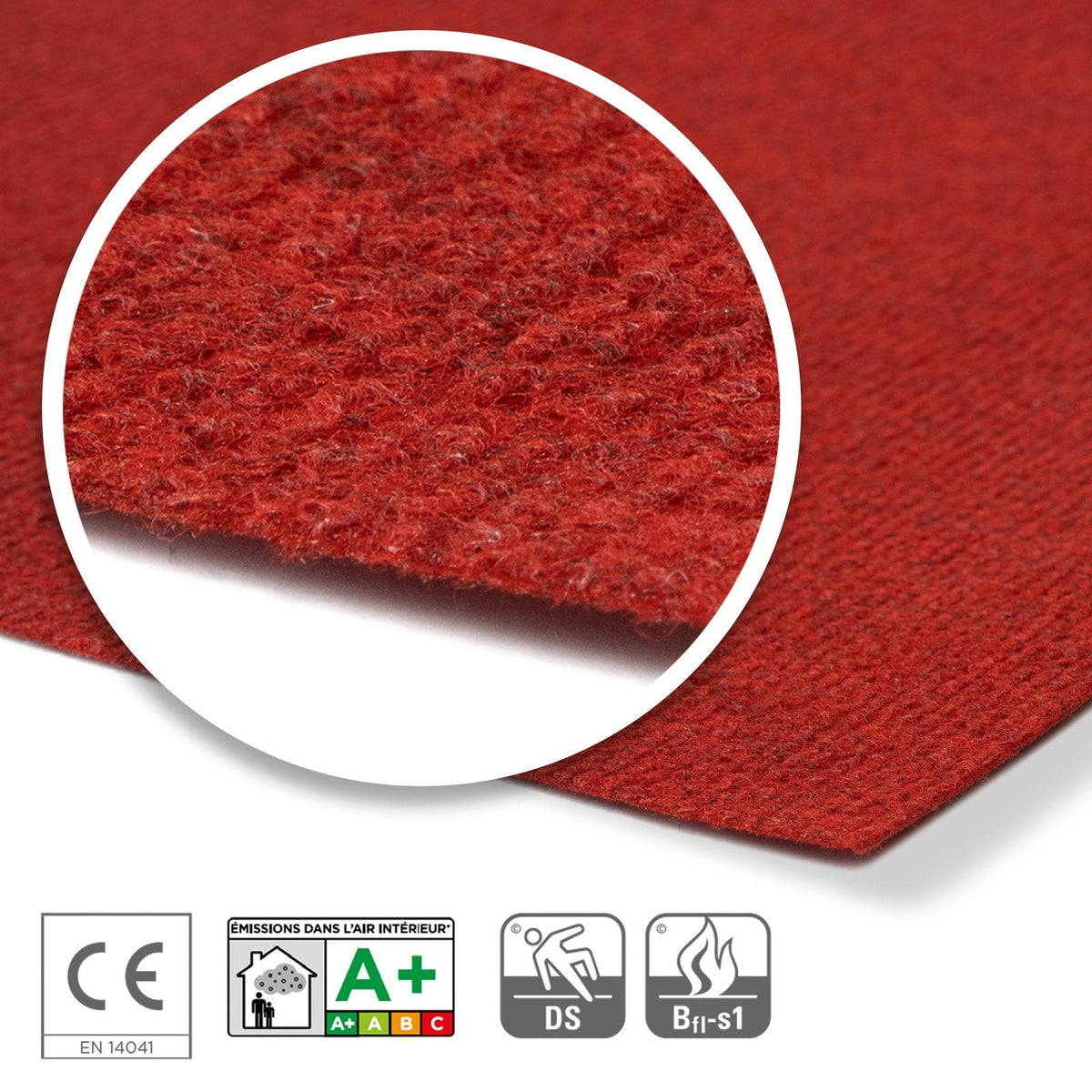 ✂ Event- und Messeteppich auf Maß | Sintra | 2 Breiten | 21 Farben