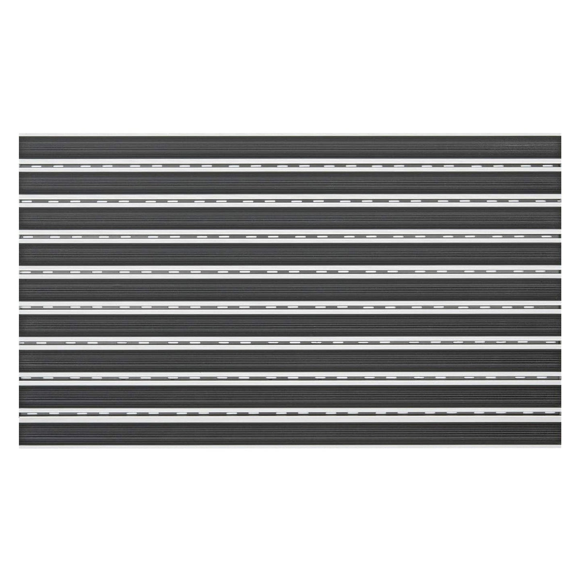 ✂ Eingangsmatte Aluflex JR Rubber | 12 mm | Profil-Gummi | Zuschnitt