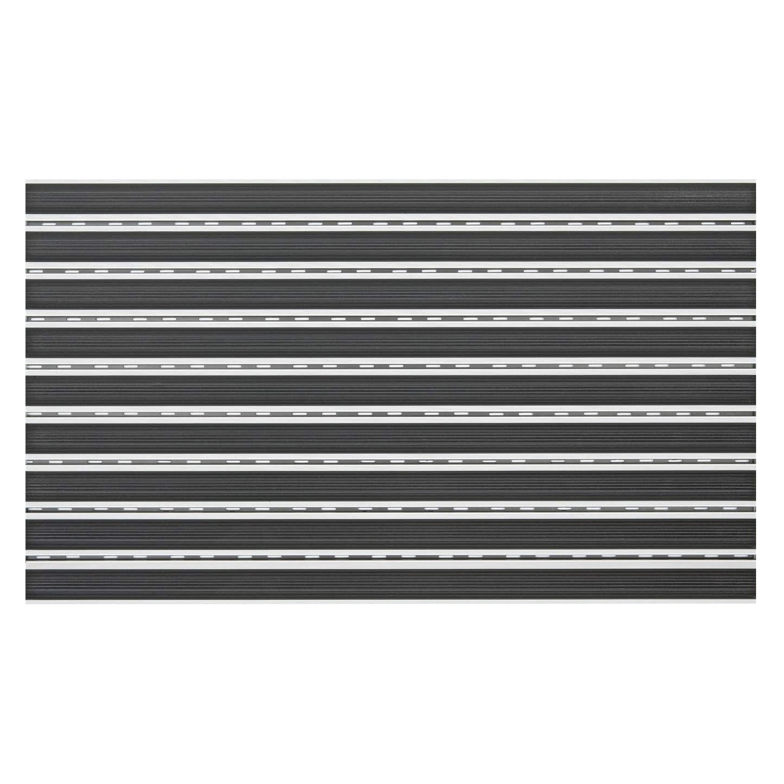 ✂ Eingangsmatte Aluflex JR Rubber | 12 mm | Profil-Gummi | Zuschnitt