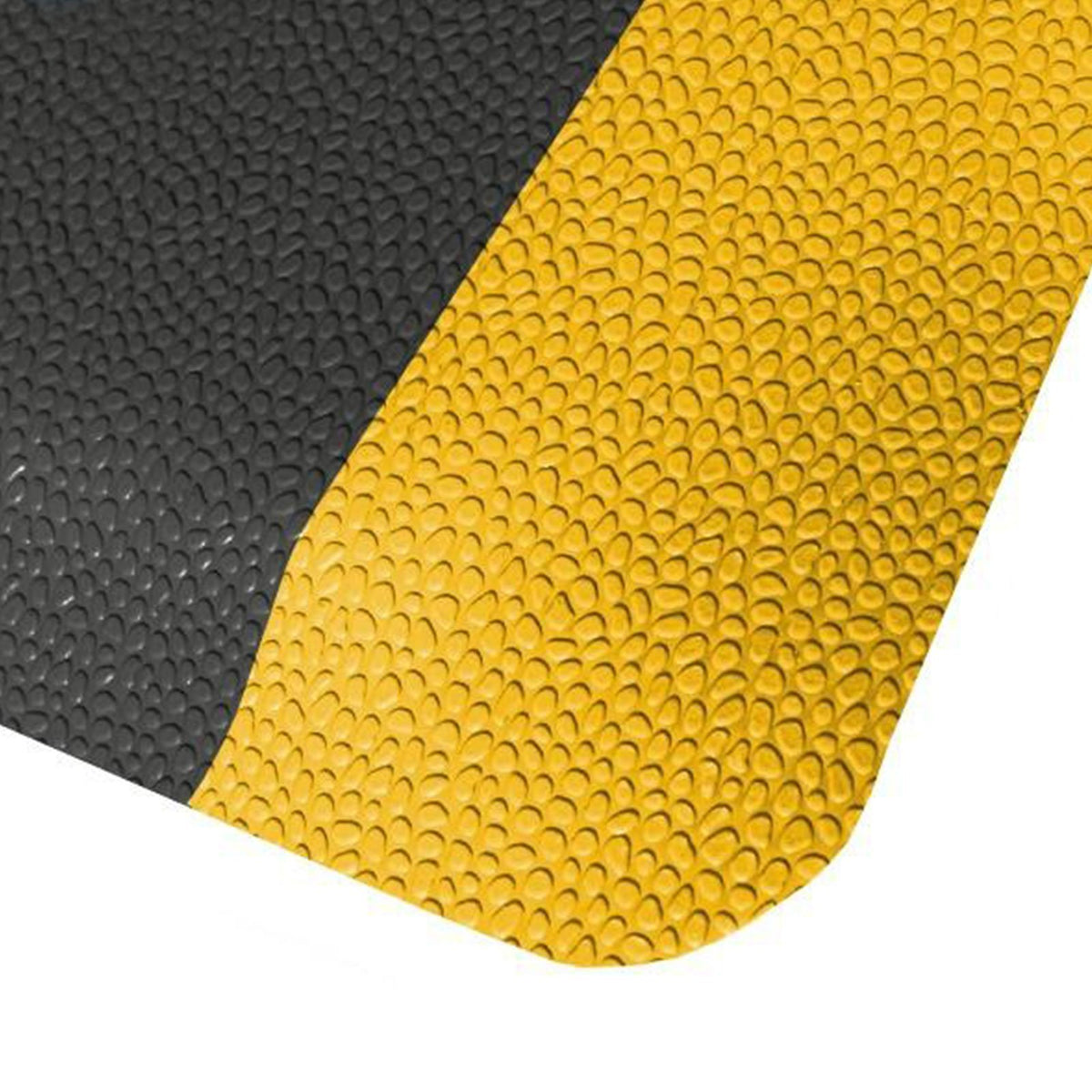Anti-Ermüdungsmatte Cushion Trax®: Pro Lfd. M, PVC, Schwarz / Gelb