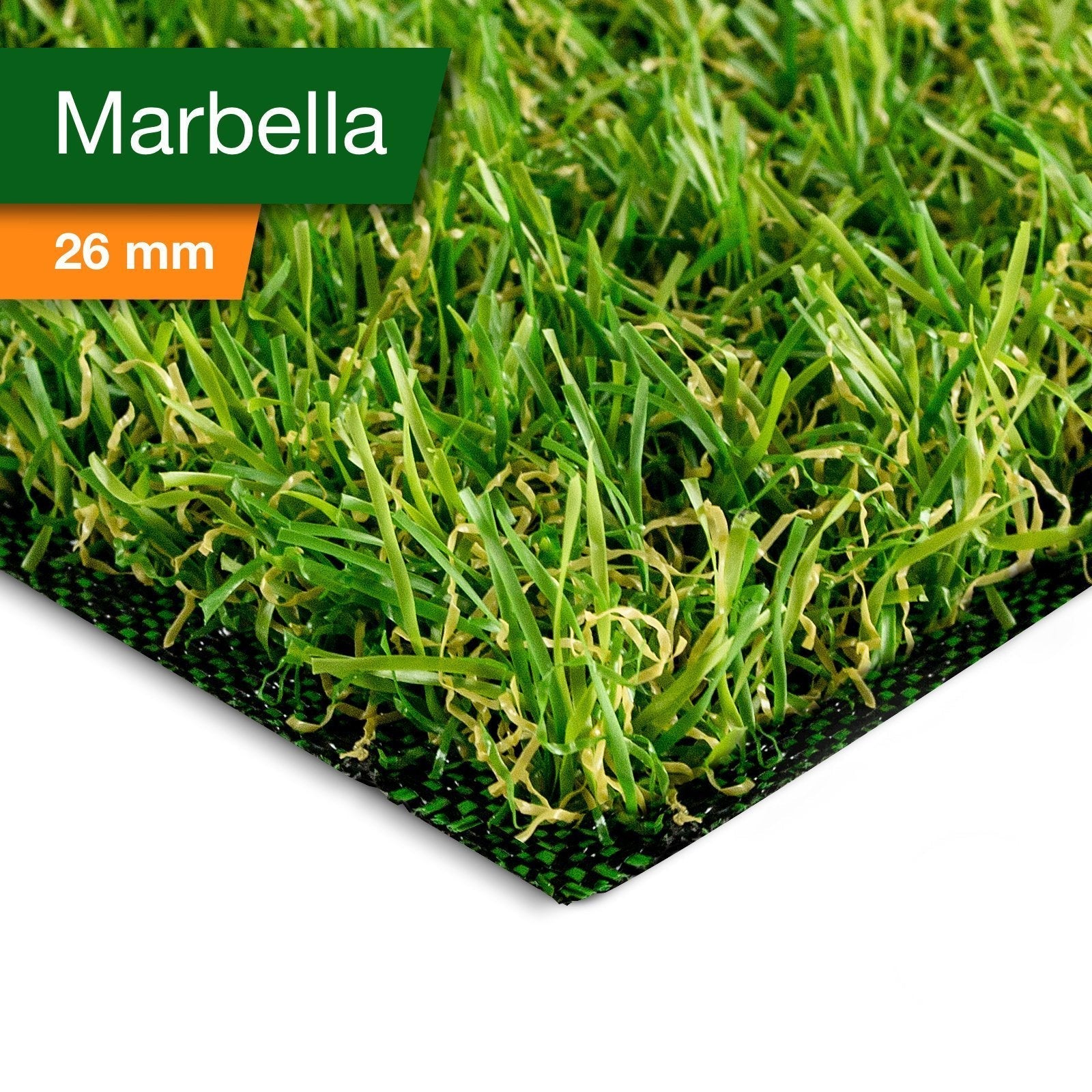 ✂ Kunstrasen Marbella | Höhe 26 mm