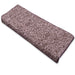 Shaggy-Stufenmatte Barcelona Halbrund oder eckig Viele Farben | Beige-Braun