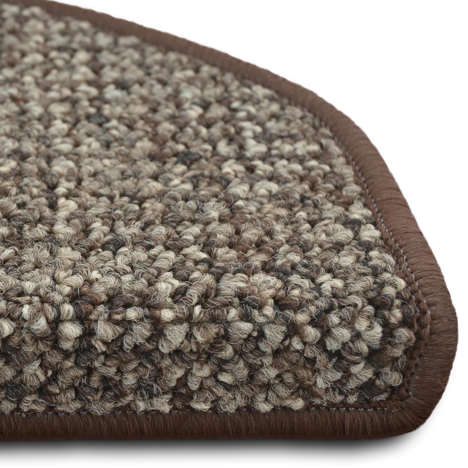 Stufenmatte Carlton Halbrund oder Eckig Erhältlich in 5 Farben | Braun
