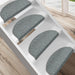 Stufenmatte Carlton Halbrund oder Eckig Erhältlich in 5 Farben | Hellgrau