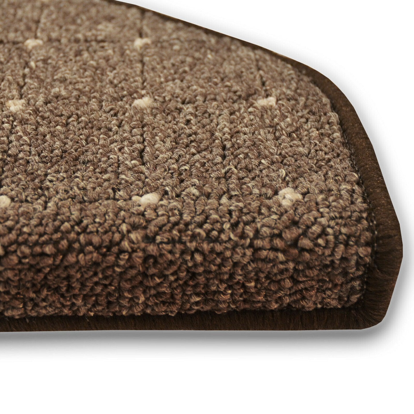 Stufenmatte Rapido Halbrund oder eckig Erhältlich in 4 Farben | Braun